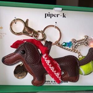 🐶 Piper-K Wiener Dog Keychain & Bag Charm 🎀